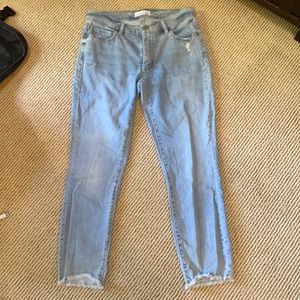 Curvy Skinny Crop LOFT Jeans